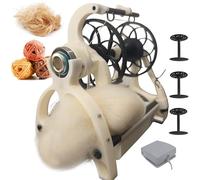 SHAIRMB Rueca EléCtrica, Rueca para Hilar Lana Y Otras Fibras - Velocidad Ajustable, Velocidad MáXima: 800 RPM, FuncióN De Giro hacia Adelante Y hacia AtráS,10