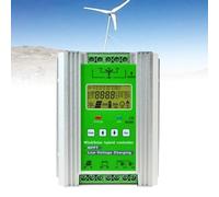 ShaiVrissian Controlador Híbrido Solar Eólico Off Grid,Mppt,12v/24v/48v,con Descargador Y Pantalla LCD,Automatizado,para Máximo 1500w Eólico,Diversos Métodos Control Carga 12V24V48V-W800+S1000W