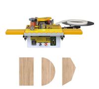 ShaiVrissian Encoladora Cantos para Carpintería,con Rompecintas Automático,Cara 6-60 Mm,Ajuste Continuo Velocidad,Adhesivo Doble Cara Mayor Adhesión,para Bordes Curvos Y Rectos Basic