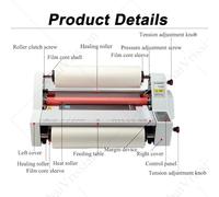 ShaiVrissian Laminadora con Pantalla Digital,Plastificadora Térmica Una Y Dos Caras,Ancho Máximo 350/450mm,Velocidad 1.1m/Min,para Papel,PVC,Tarjetas,Uso En Escuela,Hogar,Oficina V350