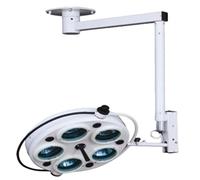 ShaiVrissian Lámpara Examen Médico LED 5 Orificios,Luz Examen Sin Sombras,Rotación 360° Libre,Diseño Atenuación Continua,30000 LX,para Odontología,Ginecología,Cirugía