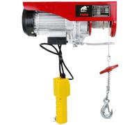 ShaiVrissian Polipasto Eléctrico,Maquinaria Elevacion,Motor Cobre Puro,Cable De Alambrem,Peso De Elevación MAX 800kg,Cabrestante para Elevacion,para Plantas Y Almacenes 1320lb