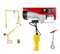 ShaiVrissian Polipasto Eléctrico,Maquinaria Elevacion,Motor Cobre Puro,Cable De Alambrem,Peso De Elevación MAX 800kg,Cabrestante para Elevacion,para Plantas Y Almacenes 1760lb