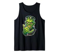 Shaka de Zom e Dibujos Animados geniales del Monstruo de Frankenstein Camiseta sin Mangas