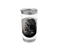 Shaka, rey de los zulú Vaso térmico de acero inoxidable de doble pared