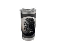 Shaka, rey de los zulú Vaso térmico de acero inoxidable de doble pared