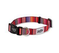 Shaka's Salty Paws Collar de perro para niño y niña, tamaño pequeño, mediano y grande (collar de perro con estampado de búa, collar grande para perros de 45,7 a 66 cm, para perros de 22,7 a 40,8 kg)