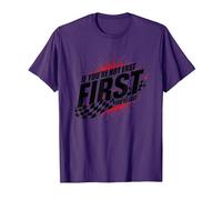 Shake and Bake First Last Racing Fan - Cita Motivacional Camiseta, Hombre, Morado, S