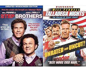 SHAKE AND BAKE! Will Ferrell & John C Reilly Comedy Double Feature: Step Brothers & Talladega Nights