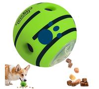 SHAKE AND LAUGH Bola interactiva de rompecabezas para perros, bola de juguetes de enriquecimiento para perros, dispensadora de golosinas, M, 3.46 pulgadas (8.8 cm)