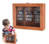 Shake - Estantería para aliviar el estrés, adorno de estantería pequeña, sacude tu estrés, estuche en miniatura con 200 libros pequeños para decoración del hogar