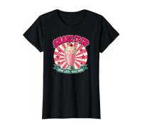 Shake It Up Retro Milkshake Malt Shop - Camiseta de Comedor Camiseta gráfica económica, Mujer, Negro, M