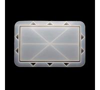 Shaker Bag - Juego de moldes de silicona rectangulares para hacer bolsas, molde dinámico de resina líquida para bolso