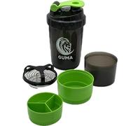 SHAKER DE PROTEINAS Y BEBIDAS ENERGETICAS PARA GIMNASIO.INCLUYE DIFERENTES COMPARTIMENTOS Y TAMIZ MEZCLADOR DE ACERO INOXIDABLE PARA MEZCLAS SIN GRUMOS. LA MEJOR BOTELLA PARA TU ENTRENAMIENTO (VERDE)