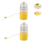 Shaker de scrambler de huevo, 2 piezas para batir fabricante de huevos dorado con motor con turba