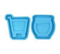 Shaker - Molde de resina epoxi, colgante de silicona para joyas, decoración de joyas