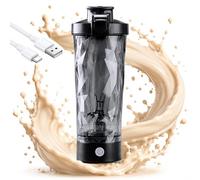Shaker Proteinas, Mezclador de Proteinas Eléctrico 700ml/24oz, Vaso Batidor Recargable, Motor 7500 RPM, Carga Rápida Tipo-C, Antifugas y sin BPA, Boquilla Pop-Up sin Contacto