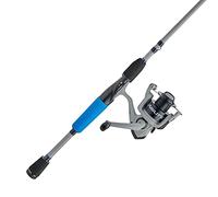 Shakespeare Agility Gel-Tech - Carrete giratorio y caña de pescar