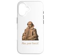 Shakespeare Alas, pobre Yorick! Shakespeare Jugar Cita Carcasa para iPhone 16