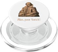 Shakespeare Alas, pobre Yorick! Shakespeare Jugar Cita PopSockets PopGrip para MagSafe