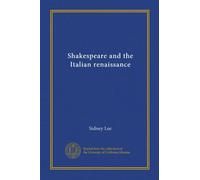 Shakespeare and the Italian renaissance