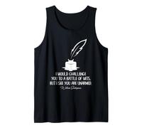 Shakespeare Batalla de ingenio Cita Literario Bardo Humor Camiseta sin Mangas