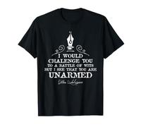 Shakespeare Battle of Wits Cita Literatura clásica Humor Camiseta