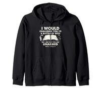 Shakespeare Battle of Wits Cita Literatura clásica Humor Sudadera con Capucha