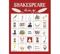 Shakespeare Bingo: 32-Player British and Theater Themed Party Games for English Literature Classrooms, Drama Clubs, Book Club Activities