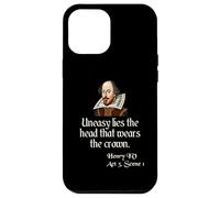 Shakespeare Camisa Cita Henry IV Play Quote Carcasa para iPhone 12 Pro Max