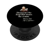 Shakespeare Camisa Cita Henry IV Play Quote PopSockets PopGrip Adhesivo