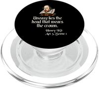 Shakespeare Camisa Cita Henry IV Play Quote PopSockets PopGrip para MagSafe