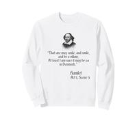 Shakespeare - Camiseta con Cita That One May Smile and Smile Sudadera