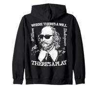 Shakespeare Donde Hay voluntad, Hay una Obra de Teatro Sudadera con Capucha