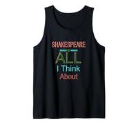 Shakespeare es todo lo que pienso sobre el lema humorístico Meme Camiseta sin Mangas