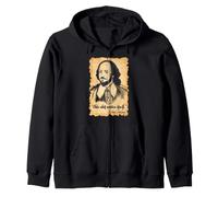 Shakespeare Escritor Humor Literario Bardo Cita Se Escribe Sudadera con Capucha
