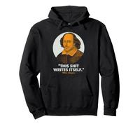 Shakespeare Escritor Humor Literario Bardo Cita Se Escribe Sudadera con Capucha
