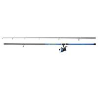 Shakespeare Firebird Beachcaster Ruten und Rollen Combo Set Caña de Spinning, Unisex, Azul y Negro, 3.6m