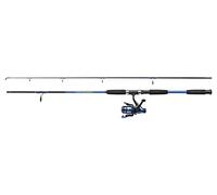 Shakespeare Firebird Spinning Ruten und Rollen Combo Set Caña, Unisex, Azul y Negro, 1.8m |10-25g