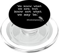 Shakespeare Hamlet Cita/Know Not Classic Literature PopSockets PopGrip para MagSafe