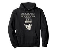 Shakespeare Hamlet Horatio Cita Filosofía Cráneo Sudadera con Capucha