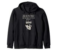 Shakespeare Hamlet Horatio Cita Filosofía Cráneo Sudadera con Capucha