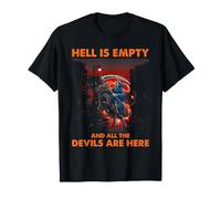 Shakespeare Hell Is Empty Cita Dark Tempest Literatura Camiseta