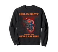 Shakespeare Hell Is Empty Cita Dark Tempest Literatura Sudadera