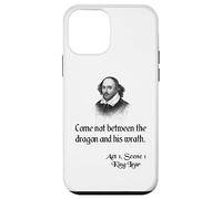 Shakespeare King Lear Quote - No venga entre el dragón Carcasa para iPhone 12 mini