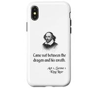 Shakespeare King Lear Quote - No venga entre el dragón Carcasa para iPhone X/XS