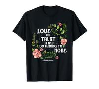 Shakespeare: Love All Trust: Algunas Citas no le Hacen Mal a Nadie Camiseta