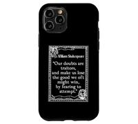 Shakespeare Medida por Medida Cita Nuestras dudas son traidores Carcasa para iPhone 11 Pro