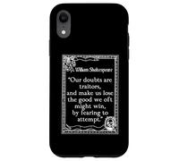 Shakespeare Medida por Medida Cita Nuestras dudas son traidores Carcasa para iPhone XR