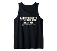 Shakespeare Merchant of Venice Cita Humor literario Camiseta sin Mangas